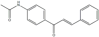 4'-ACETAMIDOCHALCONE,,结构式