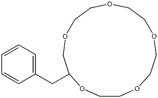 BENZYL15-CROWN-5ETHER 化学構造式