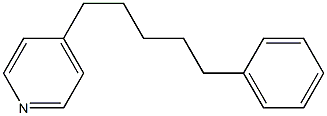 4-(5-Phenylpentyl)pyridine Structure