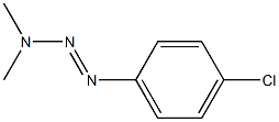 PARA-CHLOROPHENYL-3,3-DIMETHYLTRIAZENE 结构式