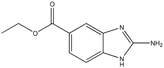 5-CARBETHOXY-2-AMINOBENZIMIDAZOLE Structure