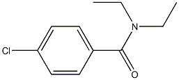 PARA-CHLORO-N,N-DIETHYLBENZAMIDE 化学構造式