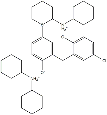 BIS-DICYCLOHEXYLAMINESALTOFBIS(2-HYDROXY-5-CHLOROPHENYL)METHANE