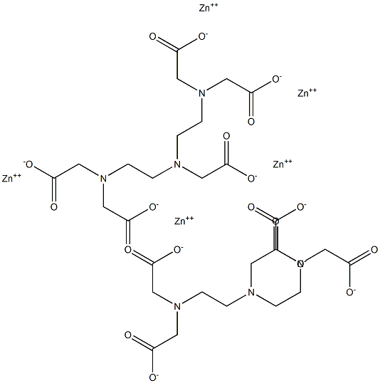 ZINCDIETHYLENETRIAMINEPENTAACETICACID Structure