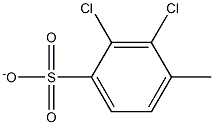 METHYLDICHLOROBENZENESULPHONATE 结构式