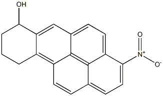 7-HYDROXY-3-NITRO-7,8,9,10-TETRAHYDROBENZ(A)PYRENE Struktur