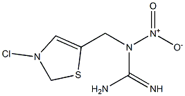 N2CHLOROTHIAZOL5YLMETHYLNNITROGUANIDINE Struktur