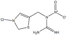 N2CHLOROTHIAZOL5YLMETHYLNNITROGUANIDINE,,结构式