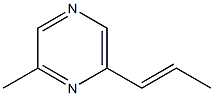 2-METHYL-6-PROPENYLPYRAZINE Struktur