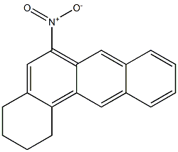 6-NITRO-1,2,3,4-TETRAHYDROBENZ(A)ANTHRACENE Structure