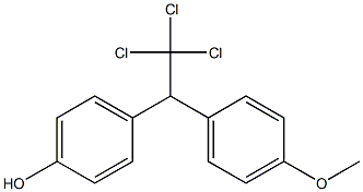 1,1,1-TRICHLORO-2-(4-HYDROXYPHENYL)-2-(4-METHOXYPHENYL)ETHANE Structure