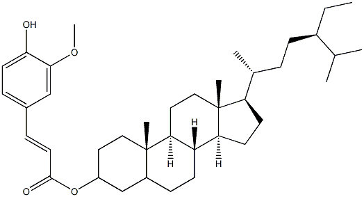 STIGMASTANOLTRANS-FERULATE Structure