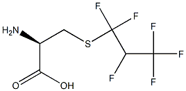 S-(1,1,2,3,3,3-HEXAFLUOROPROPYL)-L-CYSTEINE Structure