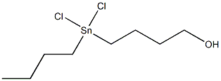 N-BUTYL(4-HYDROXYBUTYL)TINDICHLORIDE Structure