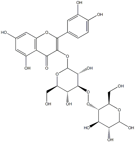 QUERCETIN-3,4'-O-DIGLUCOSIDE,,结构式