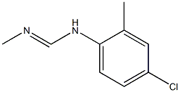 FORMAMIDINE,N-(4-CHLORO-ORTHO-TOLYL)-N'-METHYL- Struktur