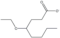 2-ETHOXYHEXYLACETATE 化学構造式