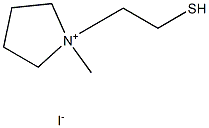 N-(2-MERCAPTOETHYL)-N-METHYLPYRROLIDINIUMIODIDE,,结构式
