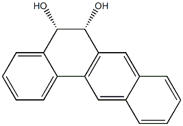 CIS-5,6-DIHYDRO-5,6-DIHYDROXYBENZANTHRACENE 结构式