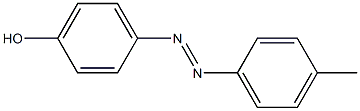 4-HYDROXY-4'-METHYLAZOBENZENE Structure