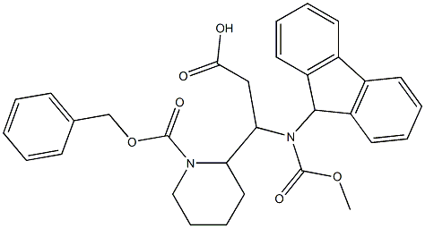 2-[2-carboxy-1-(9h-fluoren-9-ylmethoxycarbonylamino)-ethyl]-piperidine-1-carboxylic acid benzyl ester