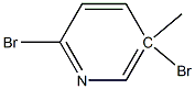 2,5-DIBROMO-5-METHYLPYRIDINE Structure