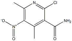 2-chloro-4,6-dimethyl-5-nitro-pyridine-3-carboxamide