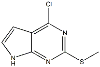 -chloro-2-(methylthio)-7H-pyrrolo[2,3-d]pyrimidine