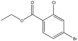 4-BROMO-2-CHLOROBENZOIC ACID ETHYL ESTER Structure
