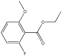 2-FLUORO-6-METHOXYBENZOIC ACID ETHYL ESTER Struktur