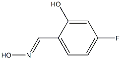 4-FLUORO-2-HYDROXYBENZALDEHYDE OXIME Structure