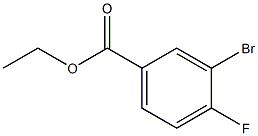 エチル 3-ブロモ-4-フルオロベンゾアート 化学構造式