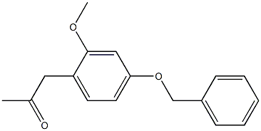 1-(4-BENZYLOXY-2-METHOXYPHENYL)ACETONE Structure