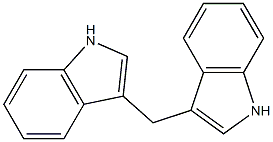 3-(1H-INDOL-3-YLMETHYL)-1H-INDOLE Struktur