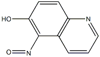 6-Hydroxy-5-nitrosoquinoline 化学構造式