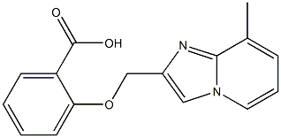 2-[(8-METHYLIMIDAZO[1,2-A]PYRIDIN-2-YL)METHOXY]BENZOIC ACID Structure