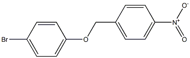 1-BROMO-4-[(4-NITROBENZYL)OXY]BENZENE 化学構造式