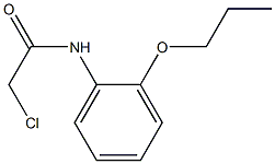 2-CHLORO-N-(2-PROPOXYPHENYL)ACETAMIDE Struktur