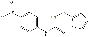 N-(2-FURYLMETHYL)-N''-(4-NITROPHENYL)UREA Struktur