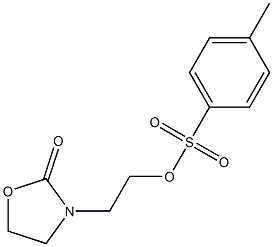 2-(2-OXO-1,3-OXAZOLIDIN-3-YL)ETHYL 4-METHYLBENZENESULFONATE 结构式