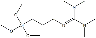 2-[3-(TRIMETHOXYSILYL) PROPYL]-1,1,3,3-TETRAMETHYL GUANIDINE Structure