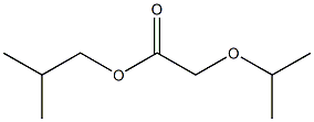 ISO-BUTYL ISO-PROPOXYACETATE 化学構造式