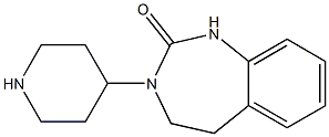 3-PIPERIDIN-4-YL-1,3,4,5-TETRAHYDRO-2H-1,3-BENZODIAZEPIN-2-ONE,,结构式