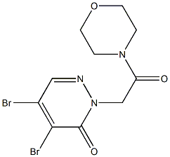 4,5-DIBROMO-2-(2-MORPHOLIN-4-YL-2-OXOETHYL)PYRIDAZIN-3(2H)-ONE|