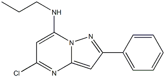 5-CHLORO-2-PHENYL-N-PROPYLPYRAZOLO[1,5-A]PYRIMIDIN-7-AMINE