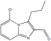 5-CHLORO-3-PROPYLIMIDAZO[1,2-A]PYRIDINE-2-CARBALDEHYDE,,结构式