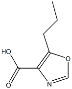 5-PROPYL-1,3-OXAZOLE-4-CARBOXYLIC ACID Structure