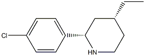 CIS-2-(4-CHLOROPHENYL)-4-ETHYLPIPERIDINE|