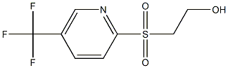 2-{[5-(trifluoromethyl)-2-pyridyl]sulfonyl}ethan-1-ol Structure