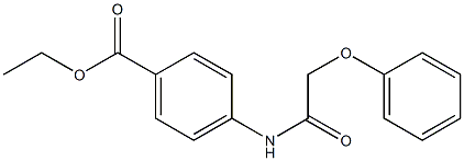 ethyl 4-[(2-phenoxyacetyl)amino]benzoate Structure